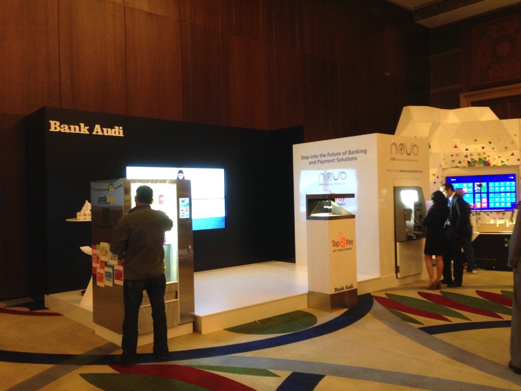 Bank Audi future of banking pavilion at Arabnet 2014