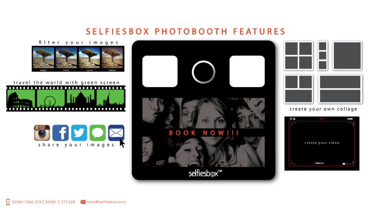 SelfiesBox Photobooth Features